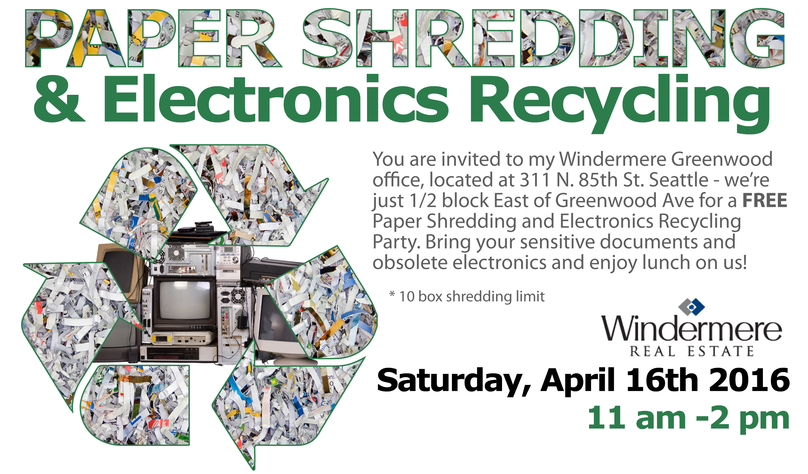 Annual Paper Shredding & Recycling Event