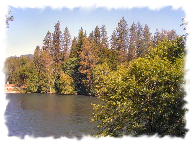 Rogue River in Shady Cove Oregon